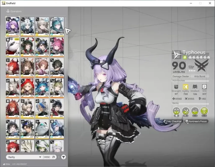 ASIA|Lv 60|13 SSR 8 Limited+28(*6Weapon)|(Typhoeus,Fangyi P1,Yvonne,Laevatain,Gilberta)+Sign,Arcane P1|Male MC|Take Mail|END2523