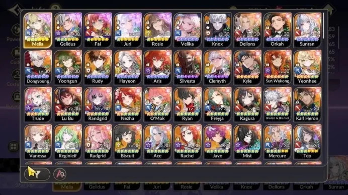 Global|Full EX7(MeliaTC3,GelidusTC3,FaiTC1,JuriTC1,RosieTC1)|75TC6(Velika,Knox,Dellons,Etc)|3LegCos|3K Ruby|Netmarble| 7KR121B