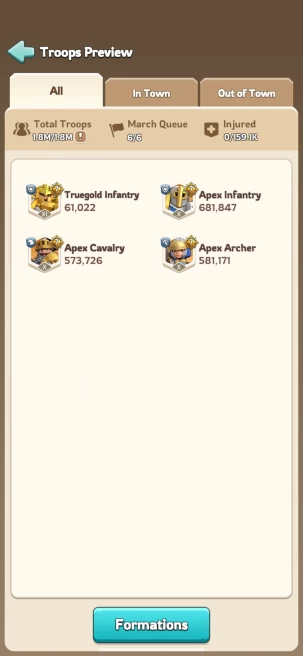 4 - TG 7 | 324M Power | 30 Hero | 1 Truegold | 258k Gems | 8 Skin | VIP 9 | INSTANT DELIVERY!  