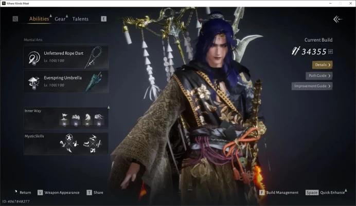 ASIA | 1 Select On Harmonic Core | Lv 100 MC Male | 34K Power | Bamboocut-Dust | 891K Coin | 12K Eco Jade | Check SS  WWM238B