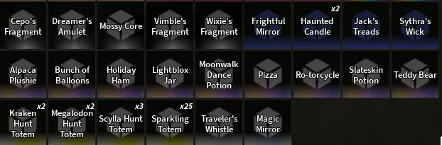 ROBLOX6940 // ACCOUNT WITH 1638lvl Ruinous Oath Evil Pitchfork Astralhook Rod Tryhard Rod