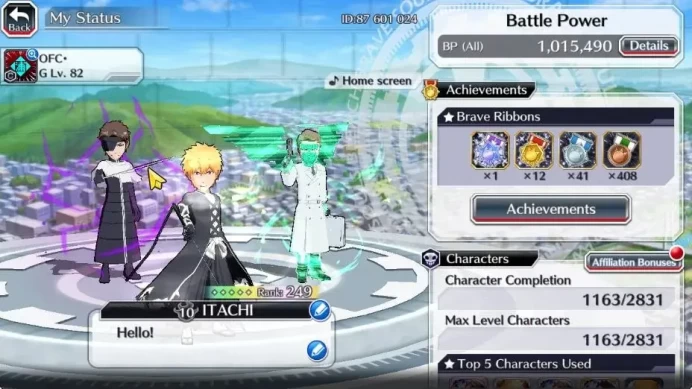 Global | 1M BP+49K Orb |End Game|5K Prem accTicket|Ichigo TYBW Refined|Robert,Aizen TYBW26|Aizen,Grimmjow 11th|KlabID| BBS1121B