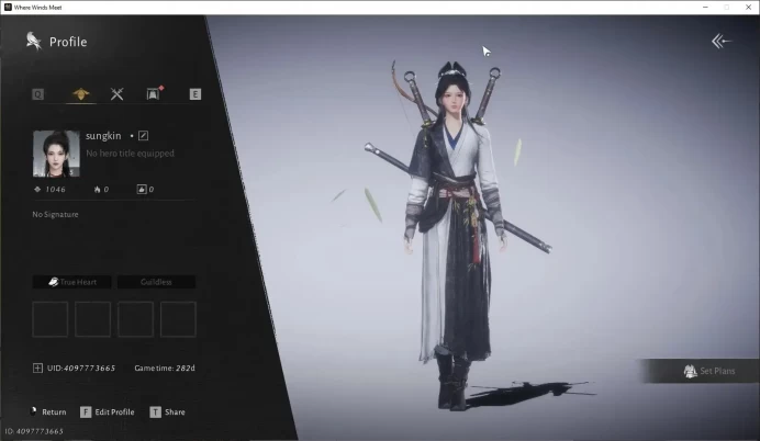 GLOBAL|1 HC Unused|Lv 5|3671 GS|Springs Grasp,Swaying Lotus,Master Deceiver|Anthem of Ages|Female MC|Log Netease|WWM1565