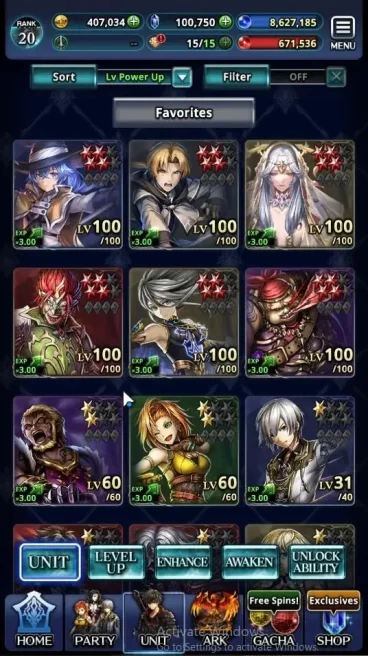 GLOBAL|Rank 20|100K Crystal|Collab Mushoku Tensei [Roxy,Rudeus Greyrat]|TopTier Unit [GLilaha,Telestio,etc]1LR 27SSR Ark|LC1584