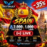 SPAIN | 2.000 + Real followers (2k) + Real engagementCreator rewards program | Live Mobile+Gaming+Live Ready |Beta Monetized Country |