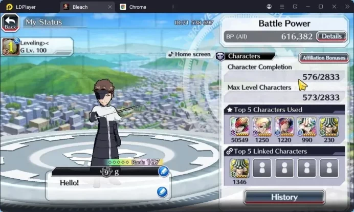 Global |616K BP+20K Orb|Fresh Story|Ichigo TYBW Refined|Aizen TYBW26|Ulquiorra 11th|Bambietta TYBW26|Gremmy 9th|KlabID| BBS1124B