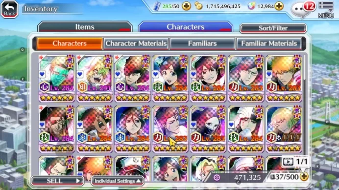 Global|BP 613K+12K Orb|Fresh All Story|5 MT|8 TYBW26 Robert,Gremy,Aizen,Bambieta,Gisele,ShunSui,Etc|13 Char 5/5|Klab ID|BBS3052