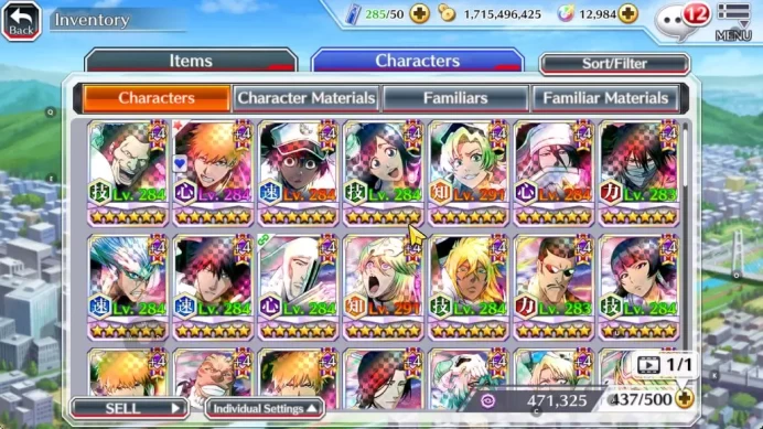 Global|BP 613K+12K Orb|Fresh All Story|5 MT|8 TYBW26 Robert,Gremy,Aizen,Bambieta,Gisele,ShunSui,Etc|13 Char 5/5|Klab ID|BBS3052