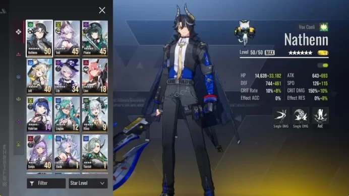 Global S26|Lv 29|16 SSR|Yeli,Jolt,Lily,Plume,Nathenn,Kloss,Lingluo,Tiamat,Xiada,Holden,Etc|1 Apex Select|Female MC|Log XD|ER986