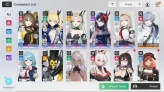 Global|Lv 31|5 SSR (Olga, Fei, Tiphera, Haru, Veronica)|9 SR (Mika M3, Selena M2, Beryl M2, Etc)|Log Stove|Take Email|CZN2272