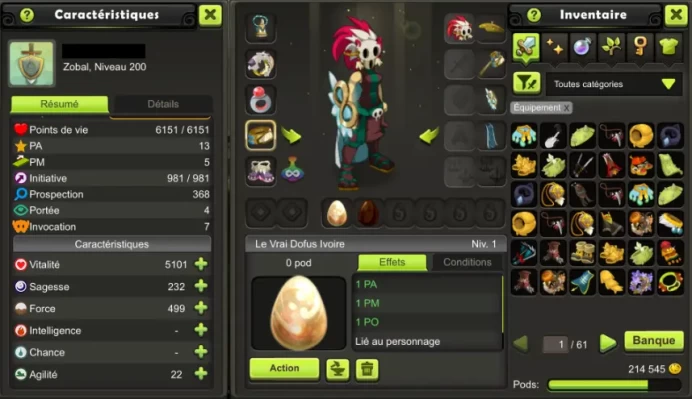 [TEMPORIX-6] ZOBAL 200 DOFUS/100 Pages items THL !! Jamais Certifie, 100% Safe.