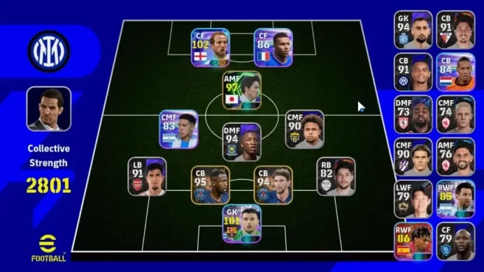 Android|Power 2801|Show Time Harry Kane,Joan Garcia,Lionel Messi,Yamal|Epic Ono Shinjii|PES2027|Take Mail|Check SS(EF4022)