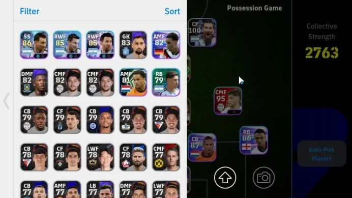 Android|Power 2763|Epic Gareth Bale,Schweinsteiger,Rui Costa,Thiago Alcantara|5 Show Time|PES2027|Take Mail|Check SS(EF4020)