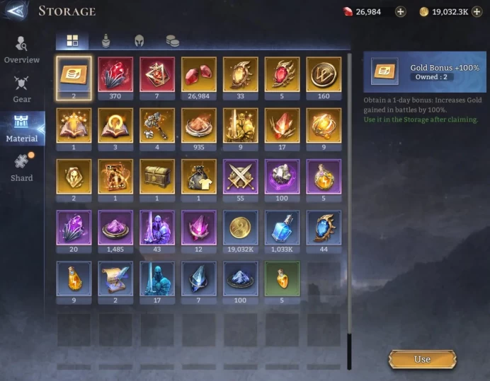 WOR1204 // / Draelin + Ajax + Yuri + Zelus / / 26,000 / / 57,000 / / 44 / / 33 / / 5 / / / / 2 Awakenings / / Card