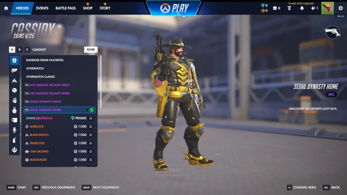 OW709 // Robber Soldier skin/ ! Platinum Support Platinum Tank Free mythic skin of your choice !