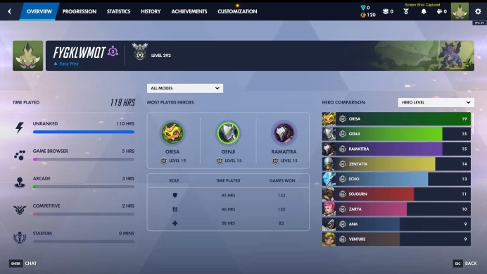 OW710 // Mythic Orisa + Genji/ +1 Free Mythic of your choice! / Ready for rank/ +15 Legendaries skins