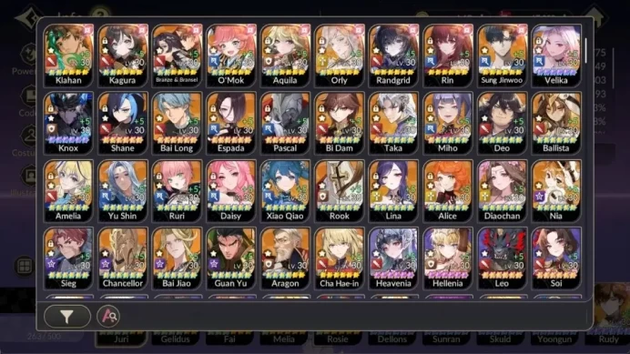 Global|Full EX7(JuriTC4,GelindusTC4,FaiTC3,MeliaTC1,RosieTC1)|81TC6(Dellons,Sunran,Skuld,Yoongun,etc)|1LegCos|17K Ruby|Netmarble| 7KR123B
