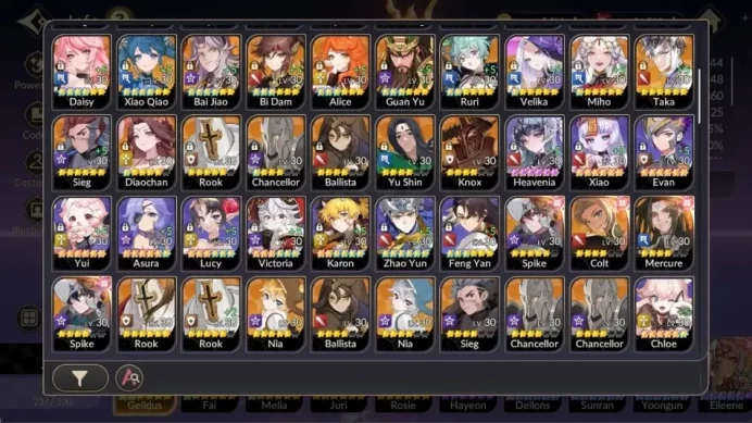 Global|Full EX7(JuriTC0,GelindusTC2,FaiTC1,MeliaTC0,RosieTC1)|16TC6(Dellons,Sunran,etc)|1LegCos|26K Ruby|Netmarble| 7KR124B