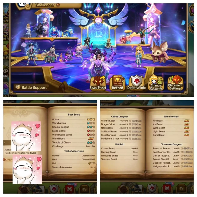 GLOBAL4053 | 261 6* Monster | 700 Crytals | 70 NAT5 | Xiana(D) & 3DL