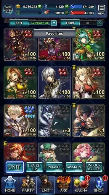 Global Rank 23| Collab (Rudeus,Rena,Ark,Vargas,etc) + TopTier (Arkh,ELonardo,SMSera,SSLenius,etc) 7UR + 5LR + HE ARK (LC1603)