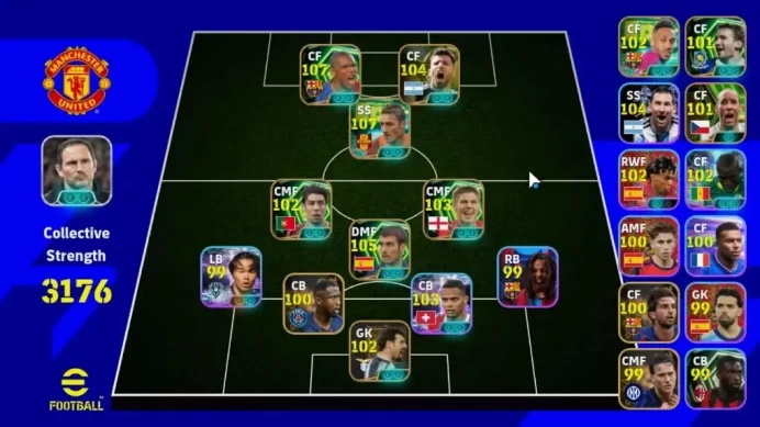 Android|Power 3176|10 Epic Francesco Totti,Samuel Eto'o,Pep Guardiola,Sergio Aguero,Etc|7 Show Time|PES2027|Take Mail|EF4028