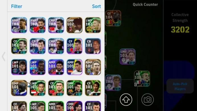 Android|Power 3202|24 Epic Johan Cruyff,Fabio Cannavaro,Diego Forlan,Bryan Robson|4 Big Time Sadio Mane,Etc|PES2027|EF4031