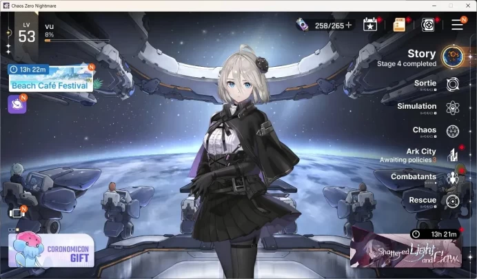 Global|Lv.53|6 SSR [(Olga EM3,Hilde EM1)+Sign,Arabella,Veronica,MeiLin,Tenebria]|2 Partner(Tiphera,Chizuru)|Check SS CZN117B