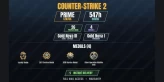 【5 Games】【CS2 Prime Premier✨547h⚡4 MEDALS⭐26 LVL】 Silver Operation Wildfire Coin, 2016 Service Medal, 2017 Service Medal, Loyalty Badge