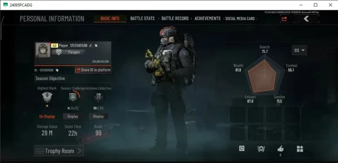 MOBILE|Lv 30|SV 28M|CV 20.8M|Forest MP5,Abomi Vector 9,Speed SQB M110,ER MP5K Etc|2 Outfit|CN ON|Log Infinite|Take Mail(AB3942)