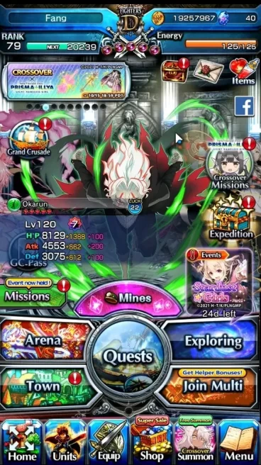 Global|Rank 79|20 Ascend +10 TW (Okarun,Madoka K,BR Mira)+TW|Frieren,WH Fen,Rin&Luvia,Isllid DoF,Misette|Lpot 301+23 RGB|GS3125