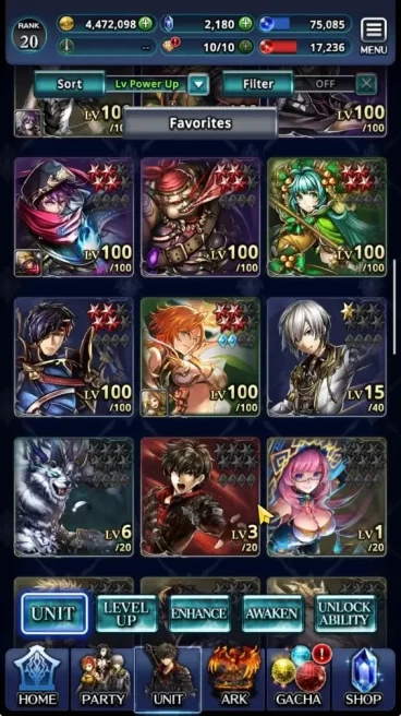 Global|Rank20|2180 Crystal|Collab MushokuTensei(Eris Greyrat)|(Arch Labyreth,GH Adel,Demongunner Lilebette)|2UR,26SSR Ark|LC1609