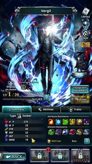 Global|Rank 7|5060 Crystal|Collab Devil May Cry ( Vergil )|Top Tier Unit ( Great Hero Adel )|8 SSR Ark|LC1607