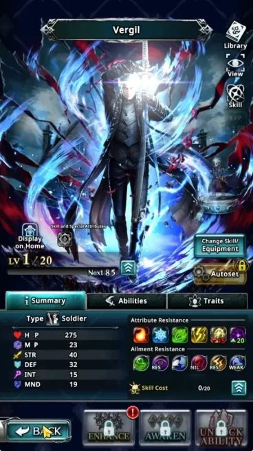 Global|Rank 7|8360 Crystal|Collab Devil May Cry ( Vergil )|Top Tier Unit(Great Hero Adel & Knight of God Mauna)|9 SSR Ark|LC1605