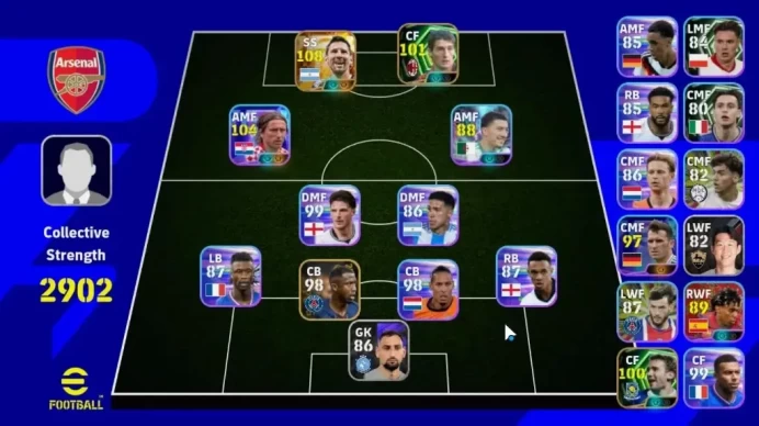 Android|Power 2902|Big Time Lionel Messi|Show Time Luka Modric,Ibrahim Maza,Etc|Epic Daniele Massaro|PES2027|Take Mail(EF4039)