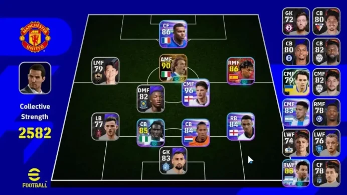 Android|Power 2582|Big Time Alessandro Del Piero 19 Jun'00|4 Show Time Calvin Bassey,Lamine Yamal,Etc|PES2027|Take Mail(EF4038)