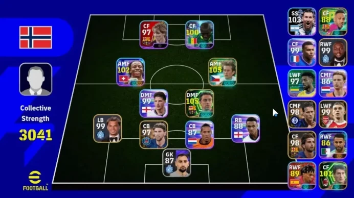Android|Power 3038|Epic Xavi,Tomas Rosicky,Daniele Massaro,Aubameyang|Show Time Johan Manzambi,Etc|PES2027|Take Mail|(EF4043)