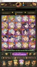 Global|1M Power|1000+Diamonds|Starter|3LR+6UR (Gawain,Lancelot,DK Meliodas,Thor,and etc)|Story Ch6|CodeOnly(SDS843Z)