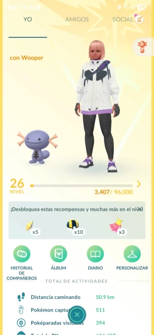 Cuenta nivel 26 con 10 legendarios (xerneas 100%iv)