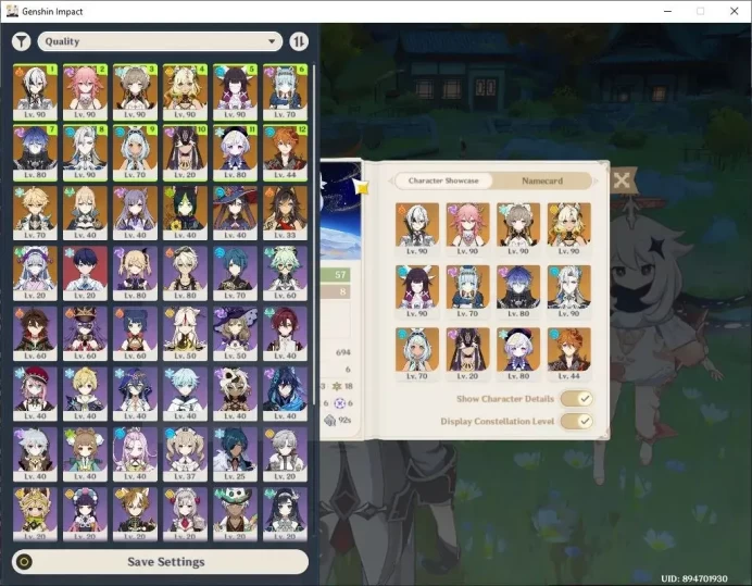ASIA|Free HSR|AR 57|12 Limit|Sandrone,Yaemiko,Flins,Columbina,Ineffa,Xilonen,Neuvil,Arle,Mualani,Cyno,Tartaglia,Mizuki|GI1555Z