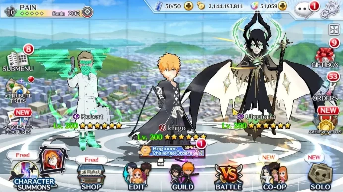 Global | 812 BP +51K Orb | End Game | Ichigo TYBW:Revined | Robert,Gremmy TYBW25 | Ulquiorra 11th | Rukia 10th |KlabID|SS BBS1126B