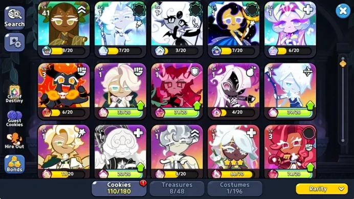 Dark Cacao|389k Cryst, 200k Cubes|110 Cookies|Collab (Zoey)|Witch (Dark Enchantress)|4 Ancient+4 Beast|1 Dragon|LogEmail|CRK720