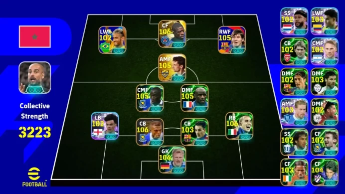 Android|PW 3223|Epic Dembele Baggio MessiBarca NeymarJr OliverKhan Viera Cannavaro Ferrer,etc| EFB3815B