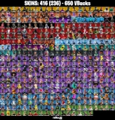 416 SKINS | KRATOS | LEVIATHAN AXE| ROYALE BOMBER | NARUTO UZUMAKI | MAJOR LAZER | KELSIER | FRANKENSTEIN'S MONSTER | SHADY DOGGO | SULTURA