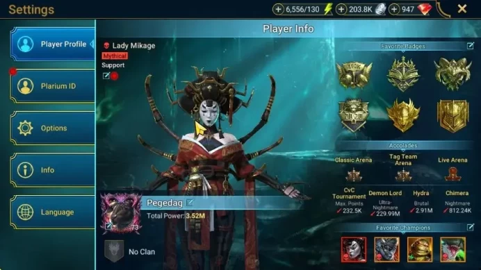 Lv.73 Power 3,52M|1 Mythic:Lady Mikage|58 Legend:EzioAuditore,Michelangelo,Xenomorph,Kassandra,Yukimasa,Etc|LogPlarium| RSL042B
