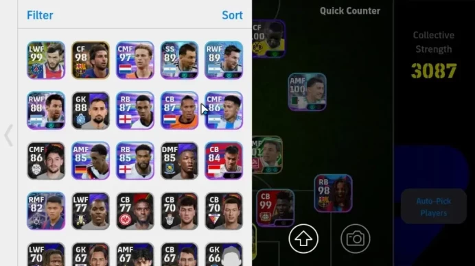 Android|Power 3087|7 Show Time Ferran Torres,Casemiro,Ibrahim Maza,Etc|2 Epic Steven Gerrard,Mark Van Bommel|PES2027|EF4015