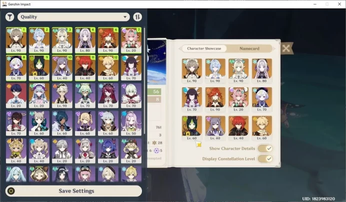 ASIA|AR 56|7 Limited Char+4(*5Wep)|Vesna,Odette,Columbina,Citlali+Sign,Sandrone,Mavuika|TakeMail(GI1561Z)