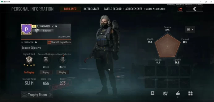 Mobile |LV 30| SV 51,1M | CV 19,5M|Exclusive MG H416,Ovr FAL|CB F2000,CA FAMAS,AKM,SS MDR,ETC|1 Name Changing|Crowbar|SS AB869B