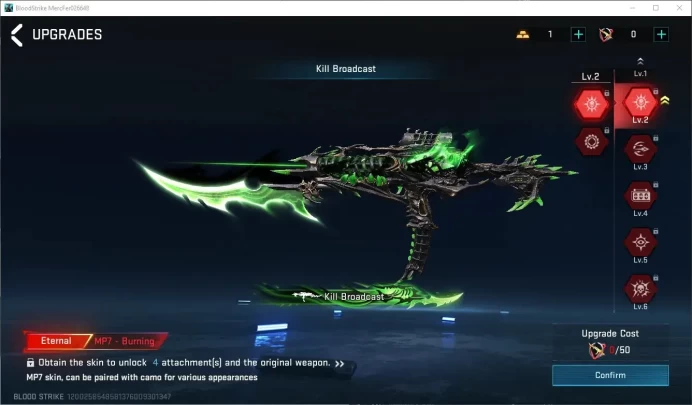 ASIA Starter|ETERNAL MP7-Burning Lv1|2 Legendary Camo Chests|Check SS|LogNetEase(BS1081Z)