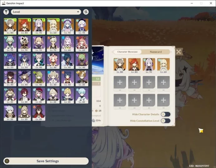 ASIA Allunset|AR53 WL7| 3 Limit : Sandrone, Mavuika, Citlali| 3*5 Weapon|MC Female|Low Explore|CheckSS|TakeMail(GI1384Z)