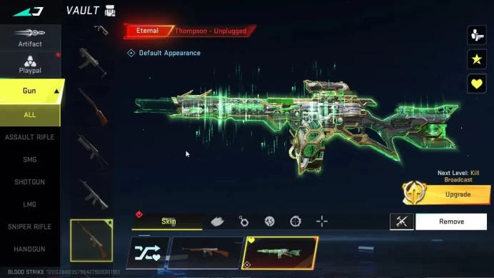 Asia | Eternal Thompson Unplugged+3 Ultra Vector,Fal Luchador,Galil Knight|2 Legendary| Rank Platinum II |NetEase|BLS6700